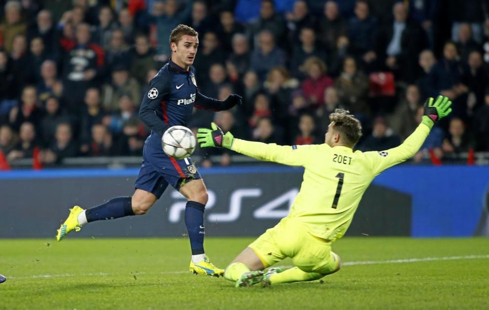 Parada clave de Zoet ante el remate de Griezmann Parada clave de Zoet ante el remate de Griezmann
