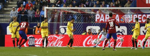 Primer gol oficial de Thomas como rojiblanco Primer gol oficial de Thomas como rojiblanco