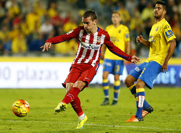 Segundo gol de Griezmann que cerraba el marcador con un contundente 0-3 Segundo gol de Griezmann que cerraba el marcador con un contundente 0-3