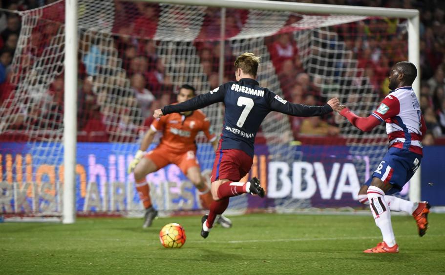 Griezmann cerró el marcador con un gran zurdazo Griezmann cerró el marcador con un gran zurdazo