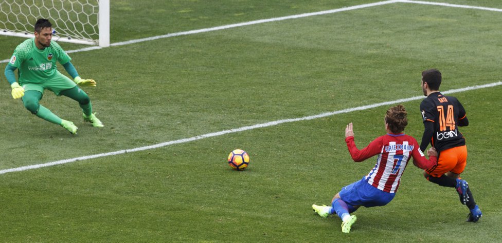 Segundo gol de Griezmann que cerraba la cuenta con el 3-0 definitivo.