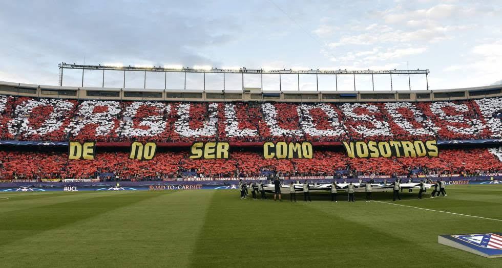 Magistral respuesta a la afrenta del tifo del Bernabéu. 
