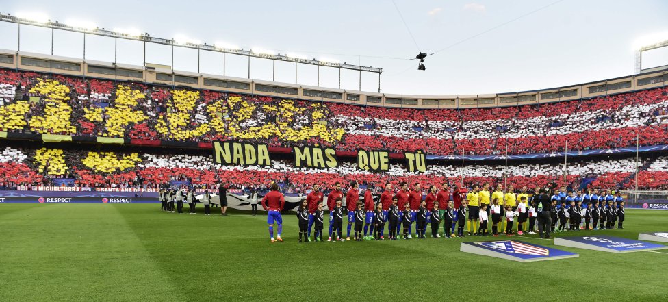 Excelente tifo: Atleti, y nada más.