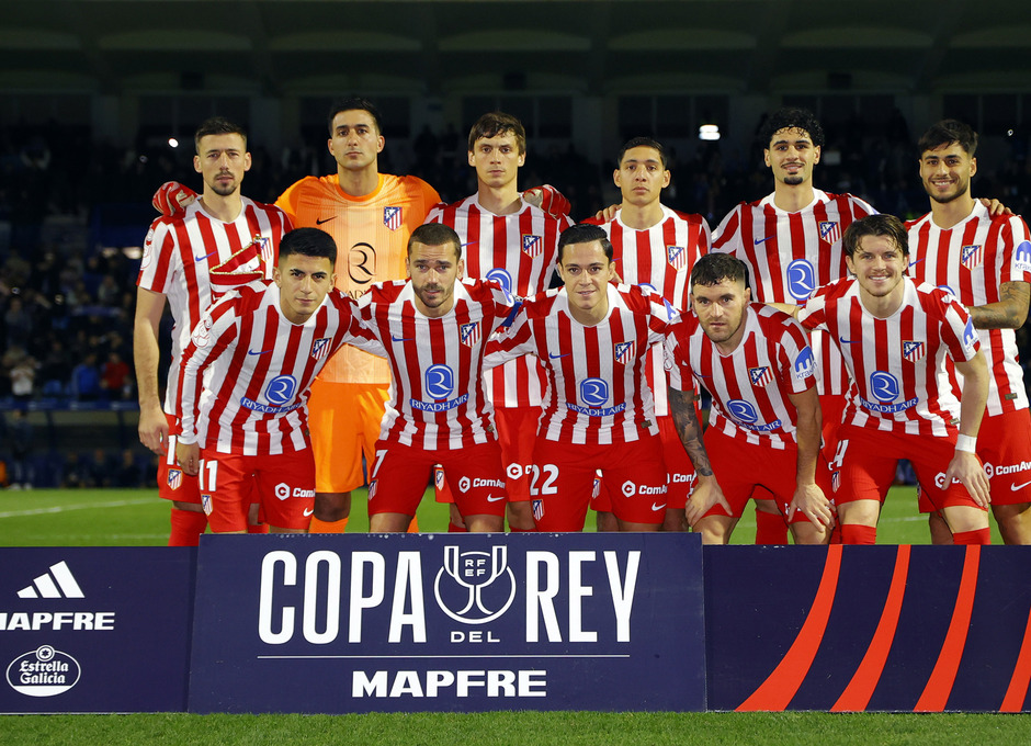 Once inicial del Atlético de Madrid