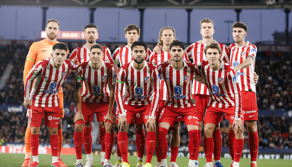 Equipo inicial del Atlético de Madrid