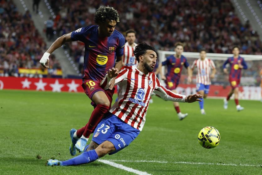 Jugada de la expulsión de Nico González