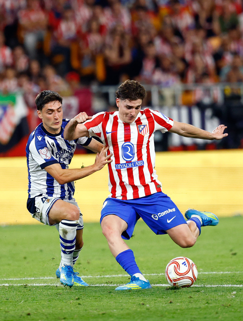 Golazo de Julián Álvarez in extremis que devolvía la esperanza a la afición atlética.