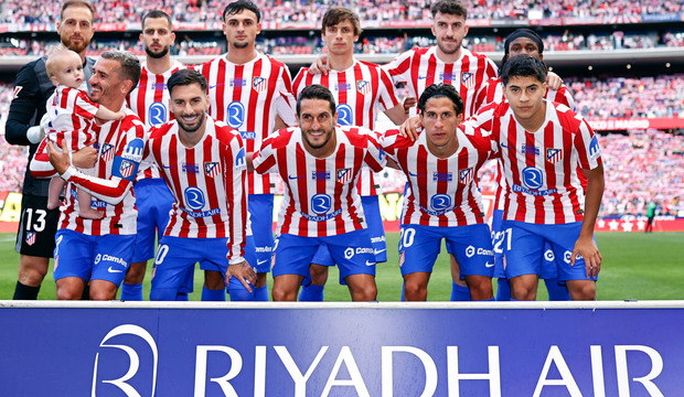Once del Atlético ante el Girona en el Metropolitano